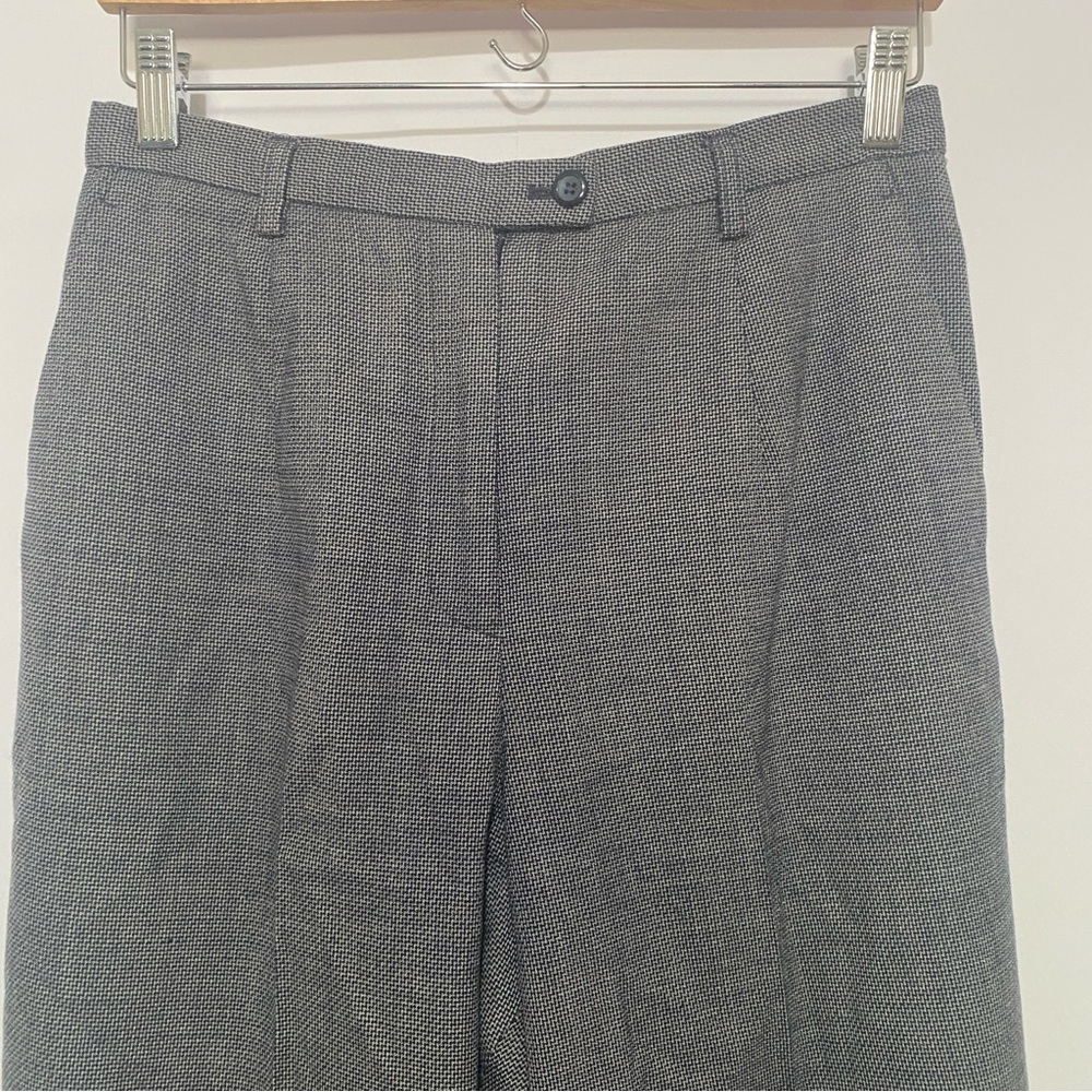 Pendleton Petite Wool Blend Gray Houndstooth Dres… - image 2